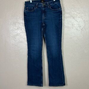 Lee Blue‎ Straight Leg Jeans Classic Denim
